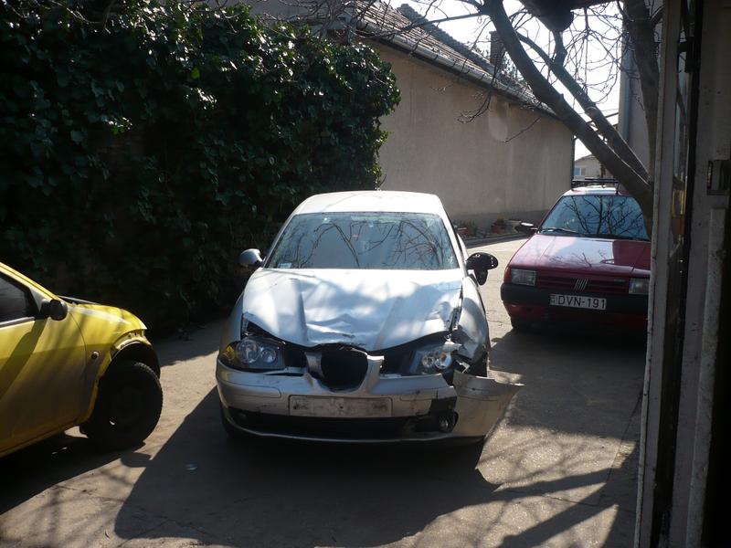 Seat Ibiza karosszéria javítás előtt
