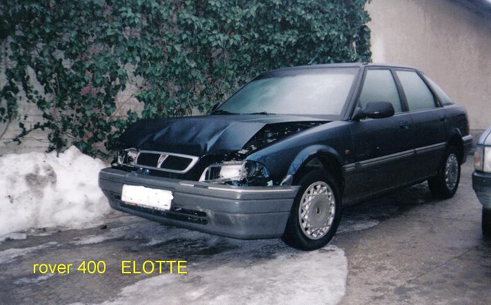 Rover karosszéria javítás előtt